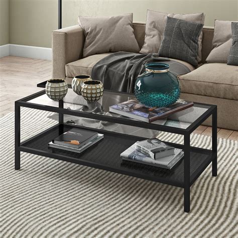 Gold Metal Glass Coffee Table — Pier 1