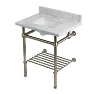 Metal Marble Console Sink