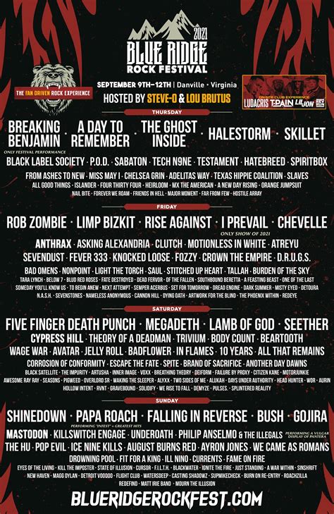 metal music festivals 2021 usa