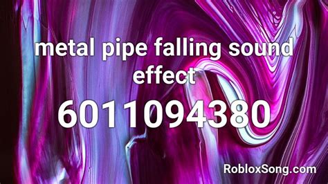 metal pipe falling sound effect but its louder Roblox ID - Roblox 