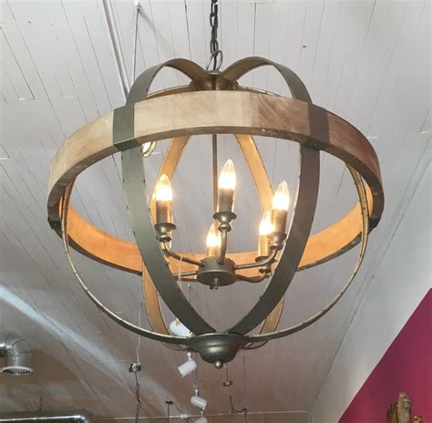 Metal Sphere Chandelier