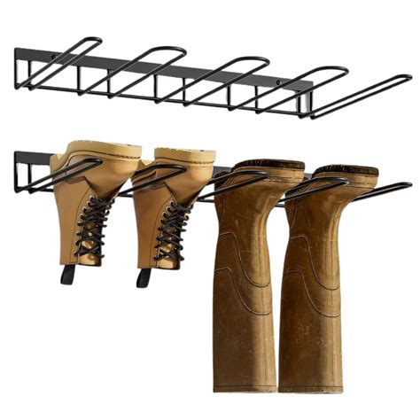 Metal Wall Mounted Boot Rack