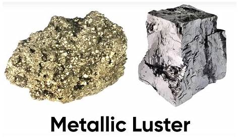 Metallic Lustre Meaning Earth Science 1.2 Identifying Minerals