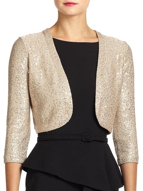 Metallic Bolero Jacket