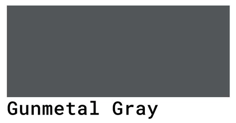Metallic Gunmetal Grey Paint Code