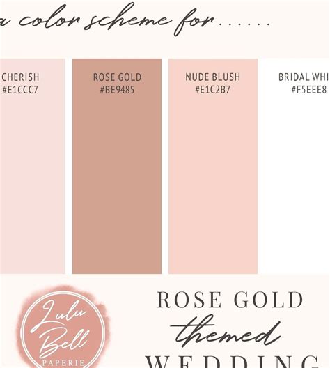 Metallic Rose Gold Color Code