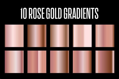 metallic rose gold rgb color code