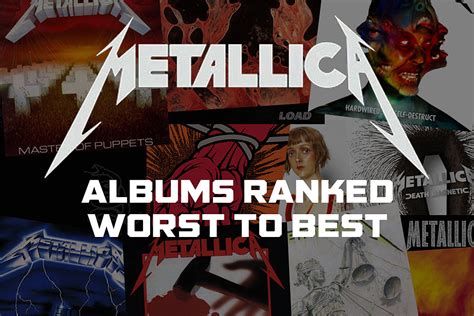 metallica albums ranked best to worst