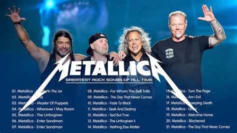 metallica greatest hits song list