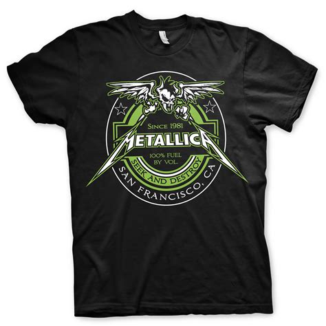 metallica t shirt design