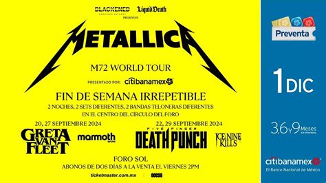 metallica tickets for sale