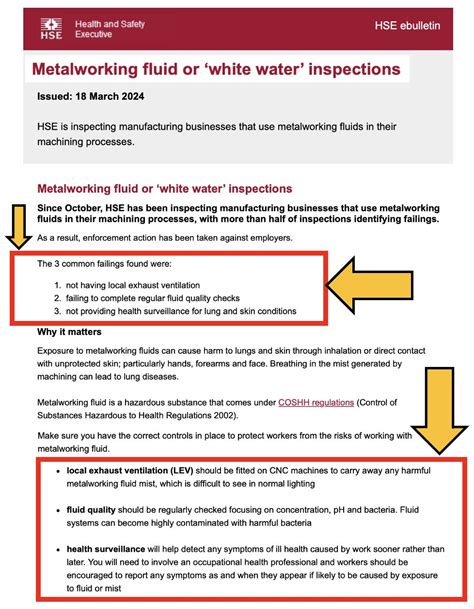 Metalworking Fluids Regulations