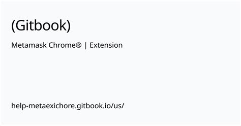 metamask extension gitbook documentation