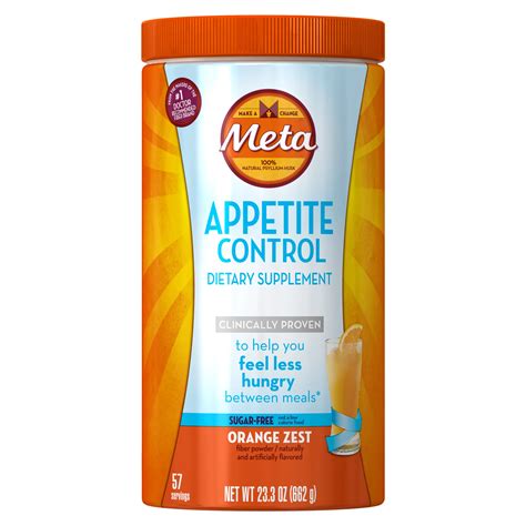 metamucil appetite control dietary supplement