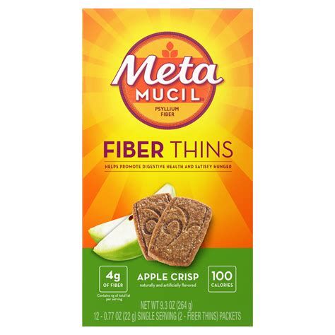 metamucil fiber thins apple