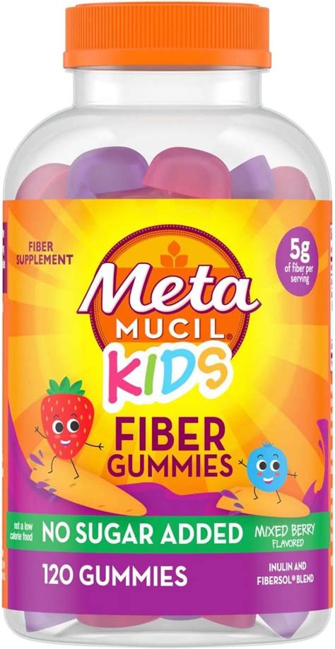 metamucil kids fiber gummies