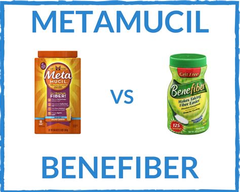 metamucil vs benefiber vs miralax