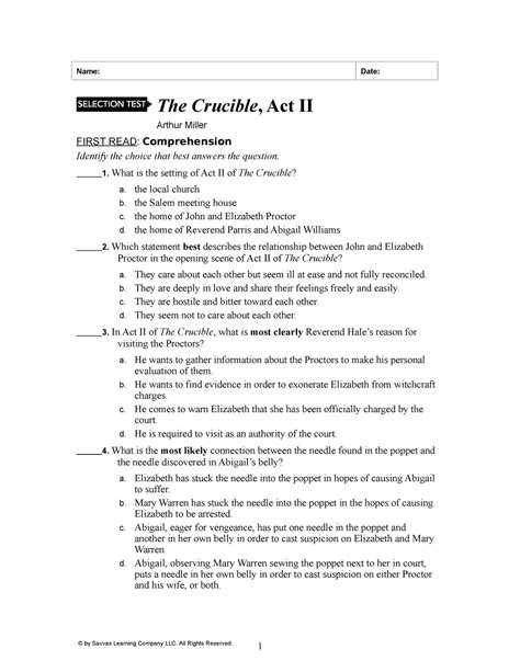 Metaphors In The Crucible Act 2