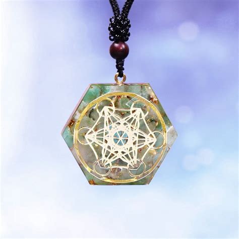 Metatron Cube Orgonite Pendant