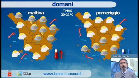 meteo in toscana oggi