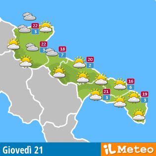 meteo puglia gargano oggi