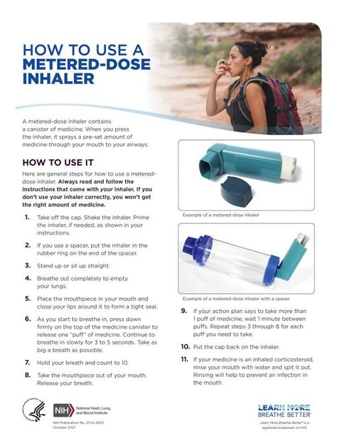 Metered Dose Inhaler Examples