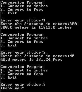 Meters To Feet And Inches Java