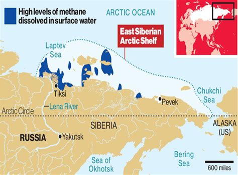 methane plumes in arctic