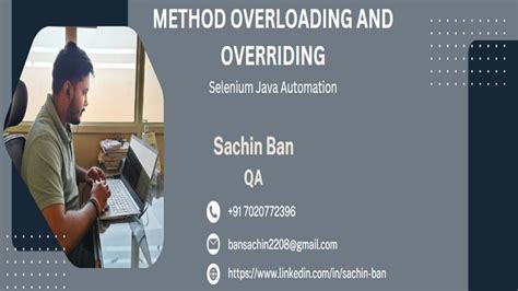 method overloading and method overriding example in selenium project