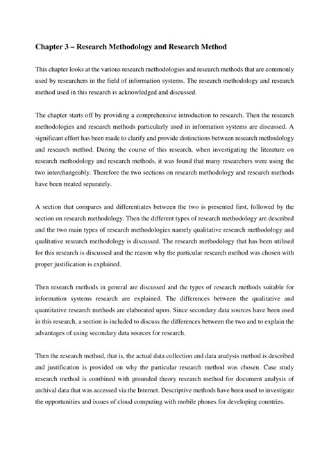 methods and techniques of the study pdf
