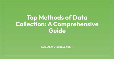 methods of data collection in social work research