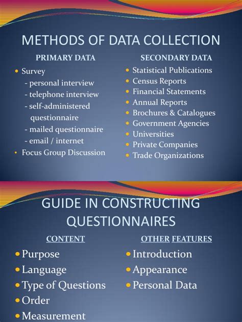 methods of secondary data collection pdf
