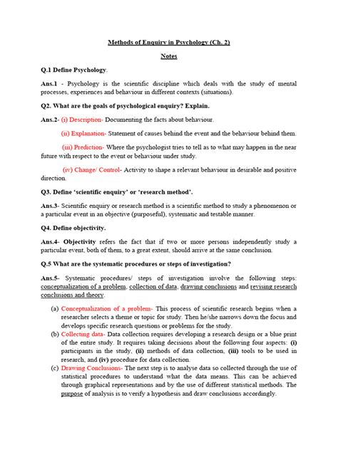 methods of statistical enquiry class 11 notes