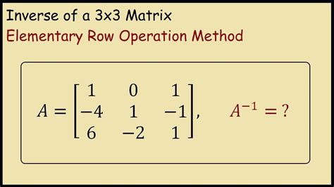 methods to find inverse of a matrix