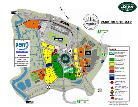 Metlife Stadium Parking Chart