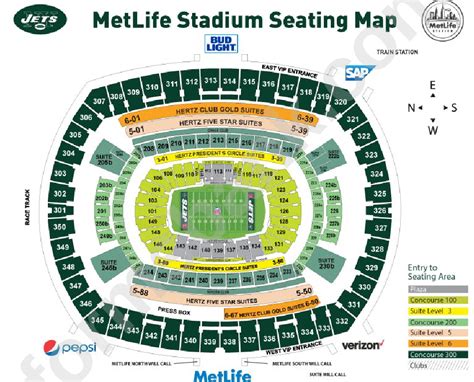 metlife stadium interactive seating chart