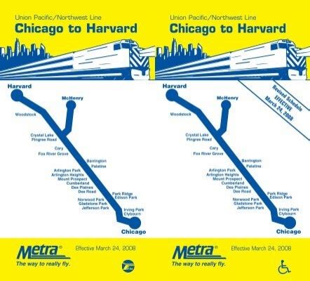 metra harvard schedule