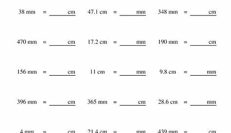 Grade 5 measurement worksheets: Customary and metric conversion