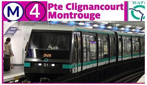 Metro 4 Porte De Clignancourt Métro Paris Ligne Mairie Montrouge
