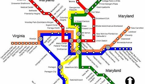 Printable Metro Map Of Washington Dc Printable Maps