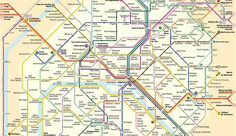 Metro Map Paris 2018 City Breaks 2021/2022 Cheap Weekend Breaks And