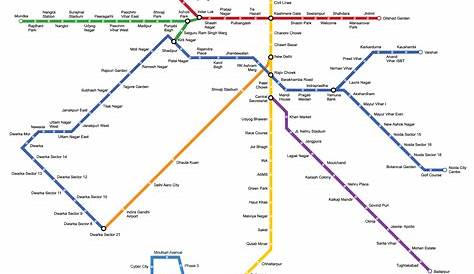 Metro Route Map Delhi Timings Download Free Printable
