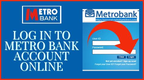 metro bank savings account login