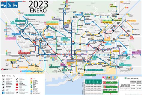 metro barcelona mapa 2023