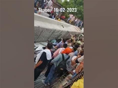 metro bridge collapse today thane