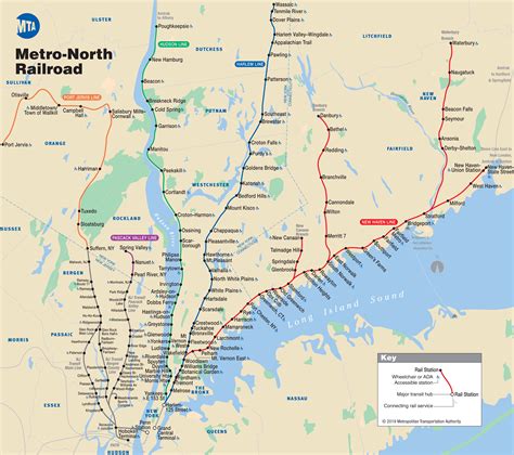 metro north map connecticut