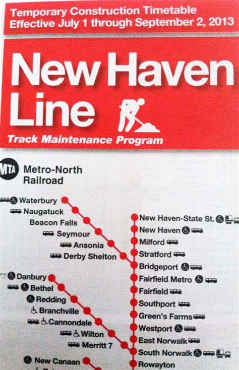 metro north schedule new haven ct
