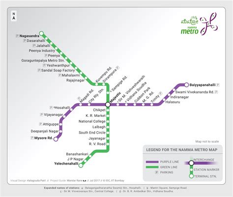 metro station map bangalore 2023