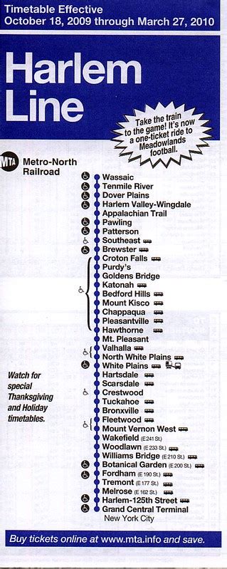 metro-north harlem line schedule