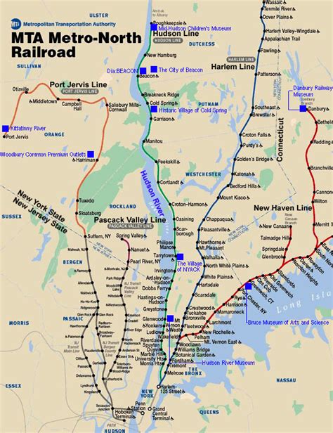 metro-north schedule new york hudson line map